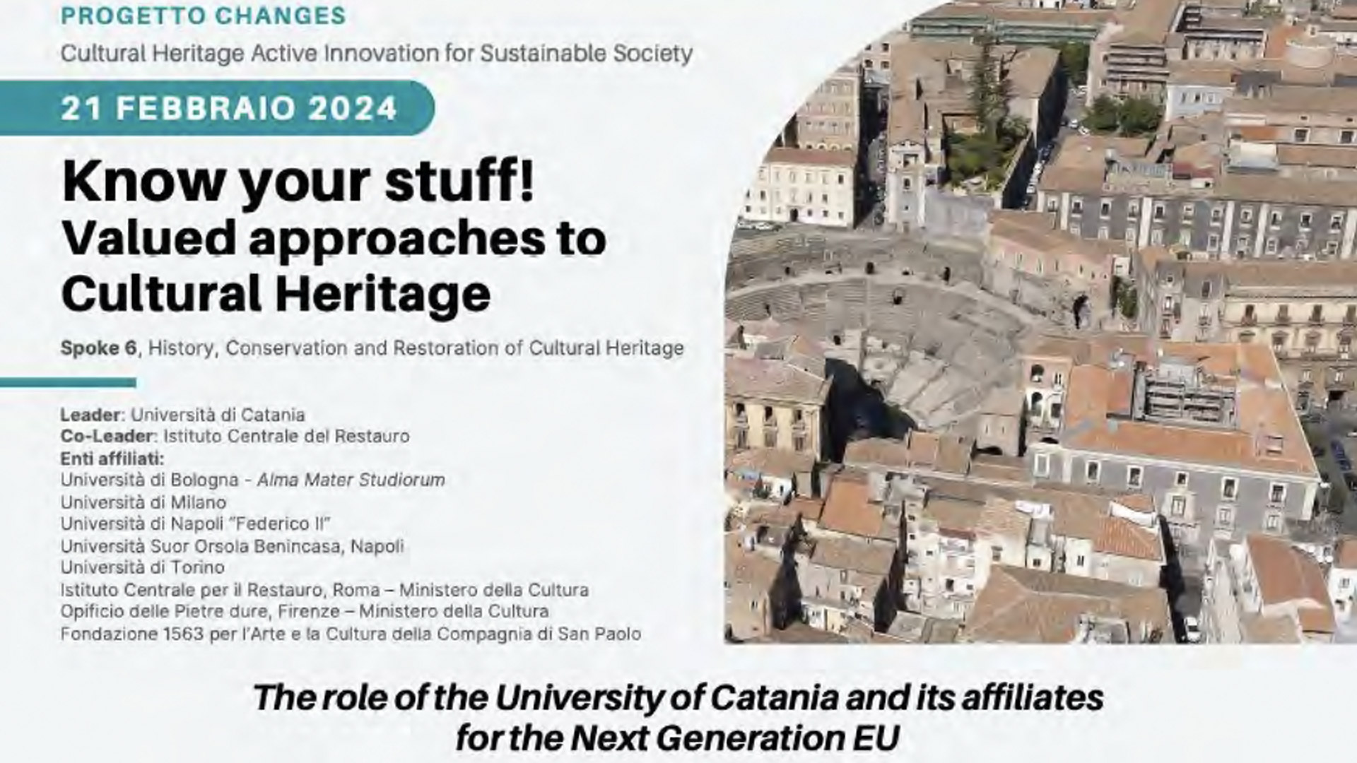 Know your stuff! Valued approaches to Cultural Heritage
