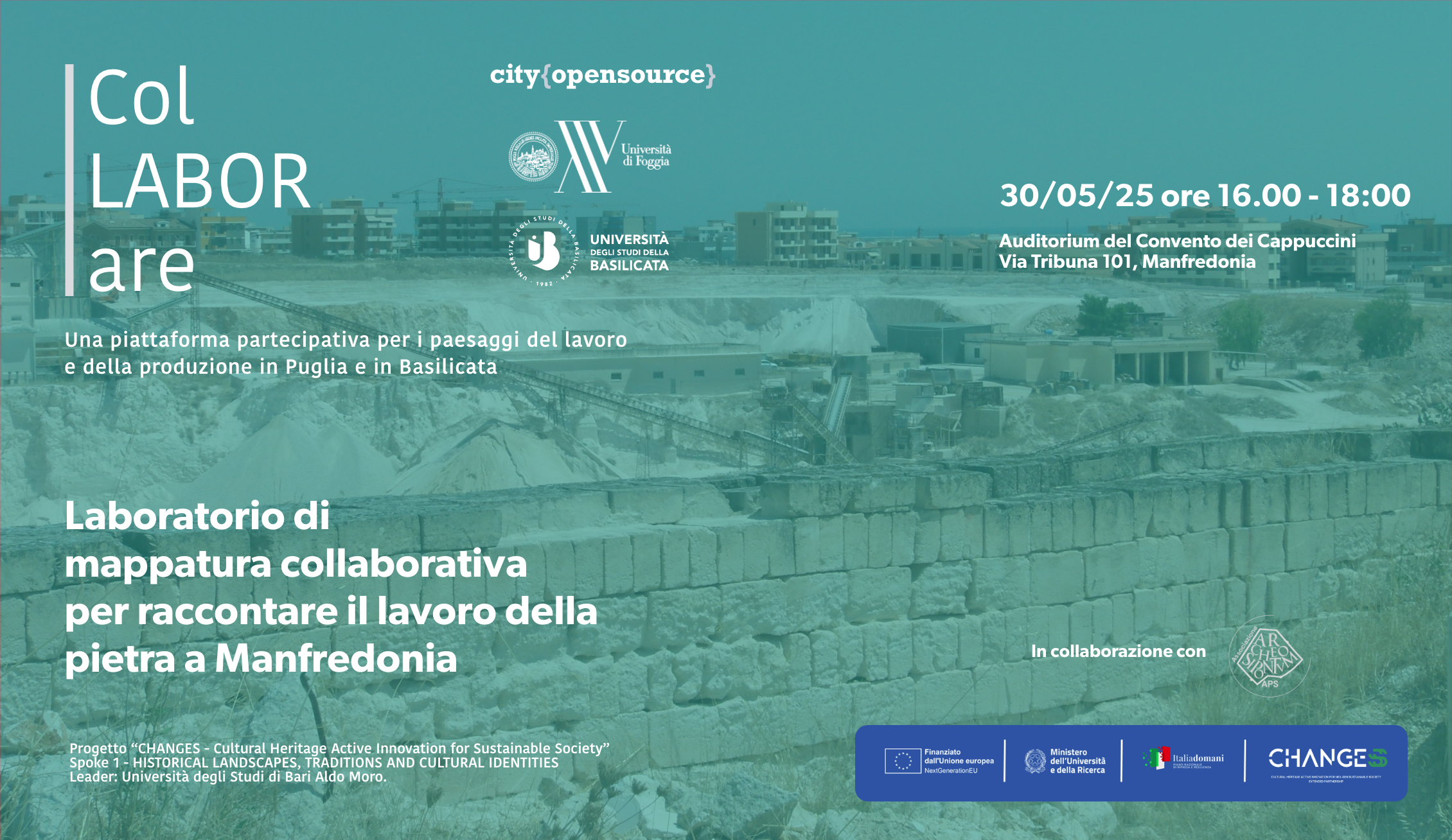 Laboratorio di codesign di mappatura collaborativa del progetto ColLABORare a Manfredonia