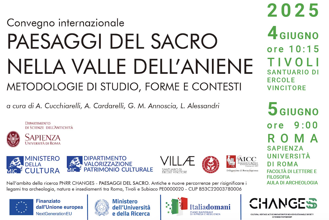 Convegno internazionale “Paesaggi del sacro nella Valle dell’Aniene. Metodologie di studio, forme e contesti”