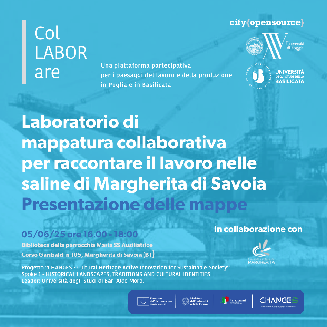 Laboratorio di mappatura collaborativa a Margherita di Savoia. Presentazione delle mappe