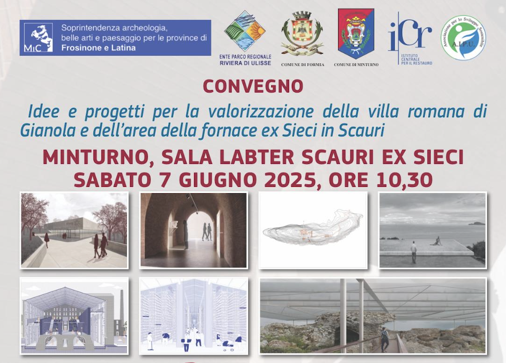 Convegno “Idee e progetti per la valorizzazione della villa romana di Gianola e dell’area della fornace ex Sieci in Scauri”