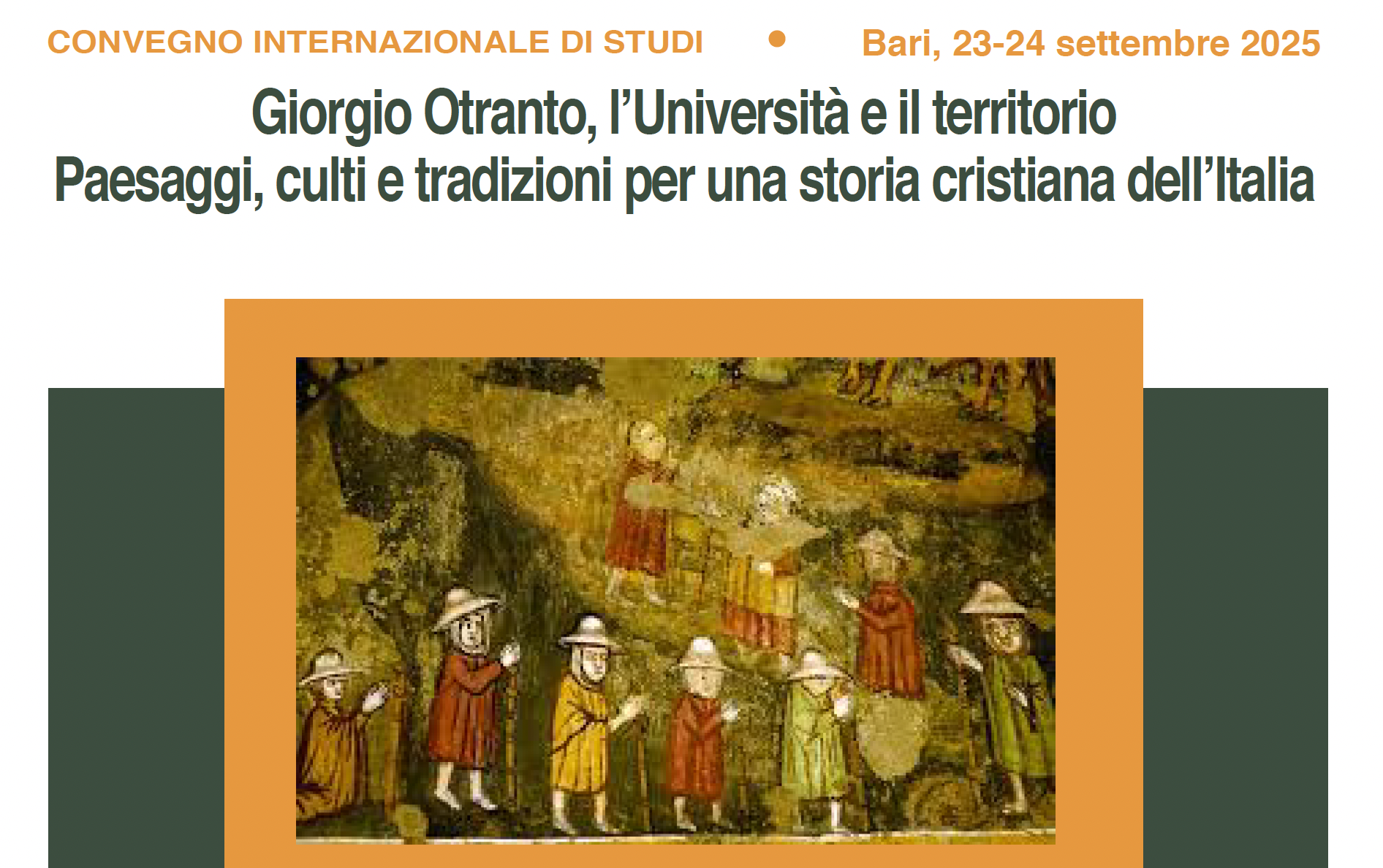 Convegno internazionale “Giorgio Otranto, l’Università e il territorio”