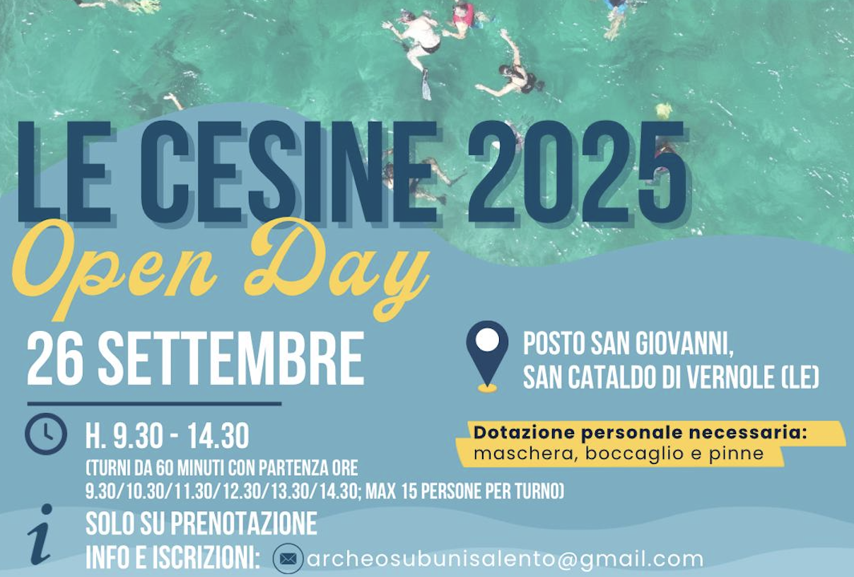 Open Day ArcheoSubUniSalento “Le Cesine 2025”